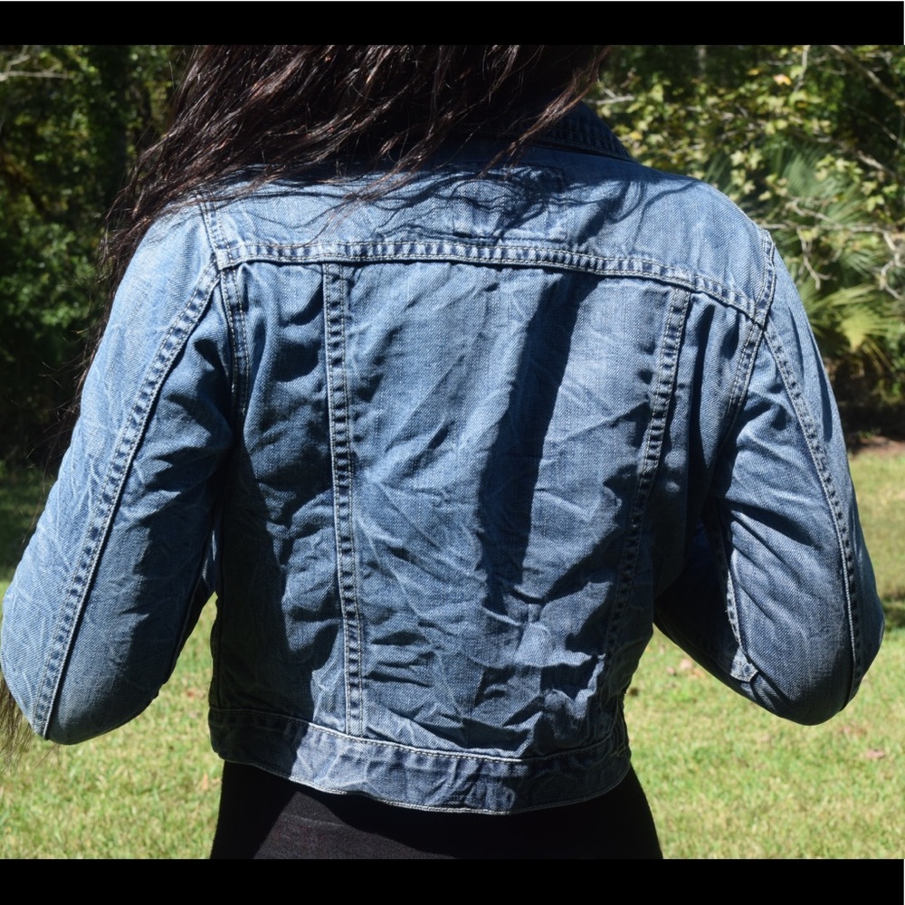 American Eagle Jean Jacket Size Xsmall - Picture 6 of 6